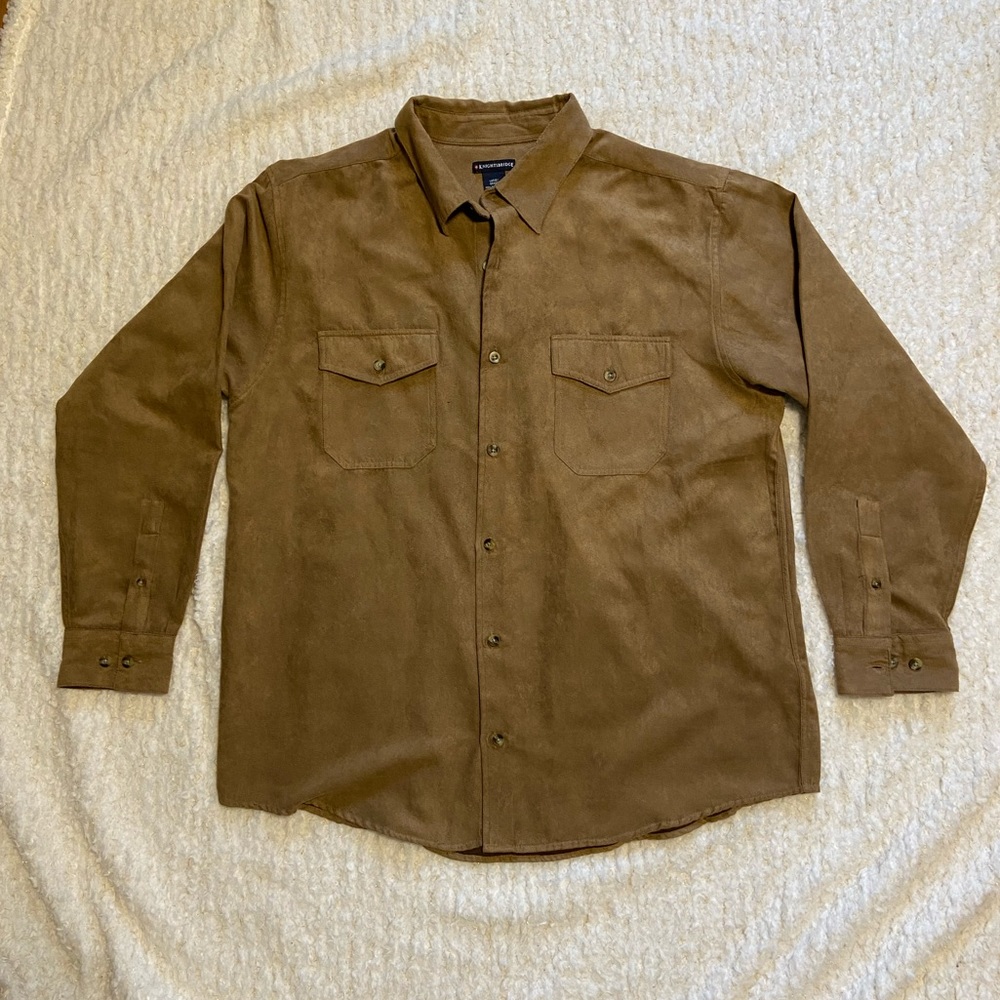 MUST HAVE!! suede oversized shirt